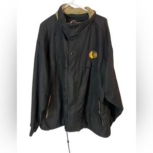 Chicago Blackhawks NHL Men's G-III Front Zip Hooded Light Weight Jacket‎ SZ XL